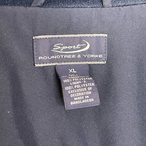 Sports Roundtree & York Mens Reflective Windbreaker Performance Athletic Jacket - Picture 12 of 12